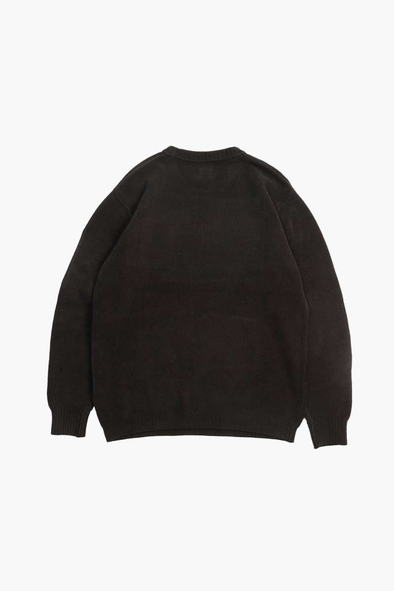 Cotton chenille crewneck Nightshade