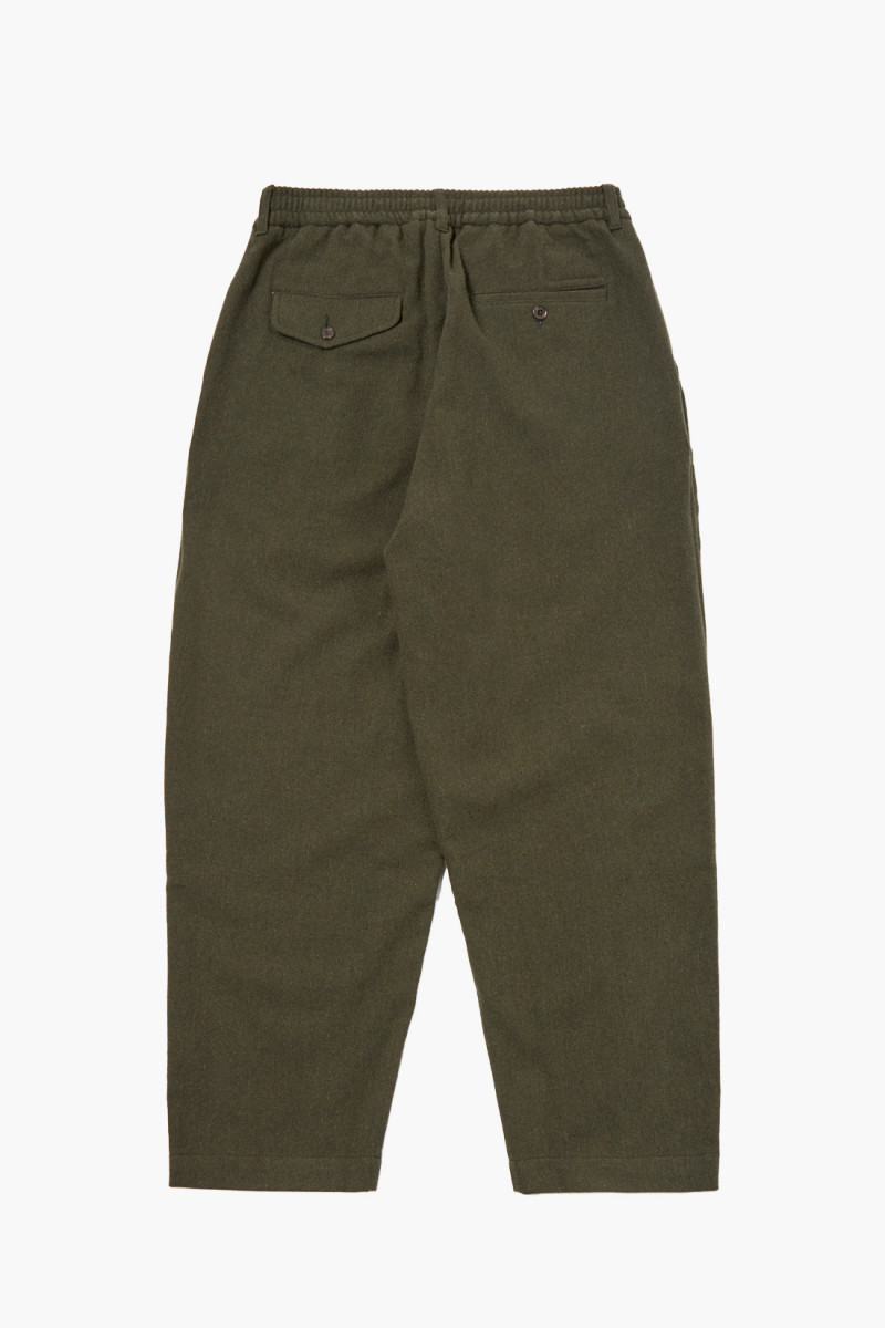 Oxford pant soft wool Olive