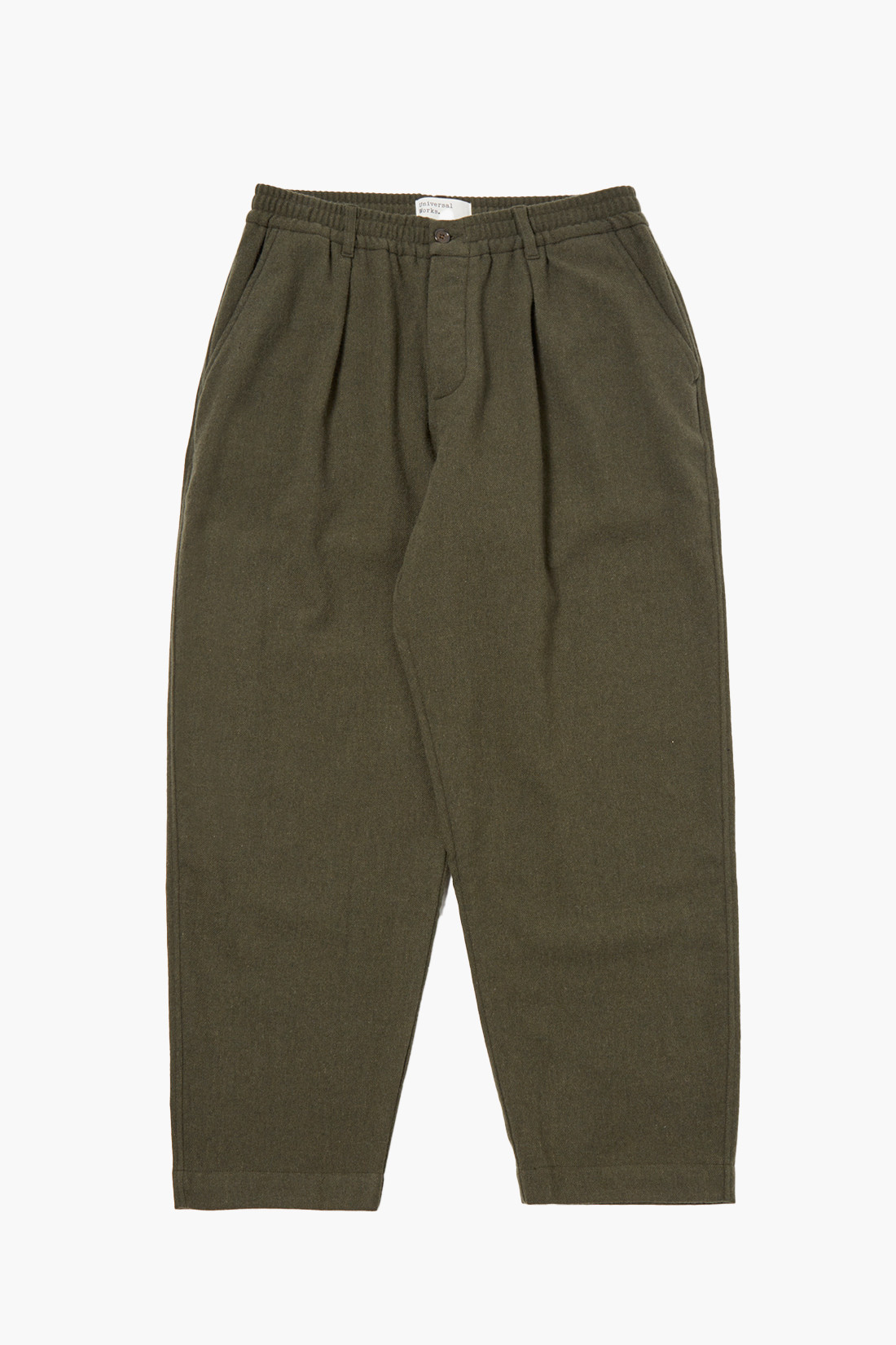 Oxford pant soft wool Olive