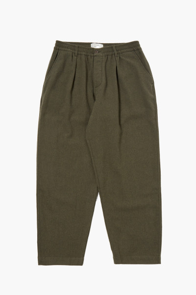 Oxford pant soft wool Olive