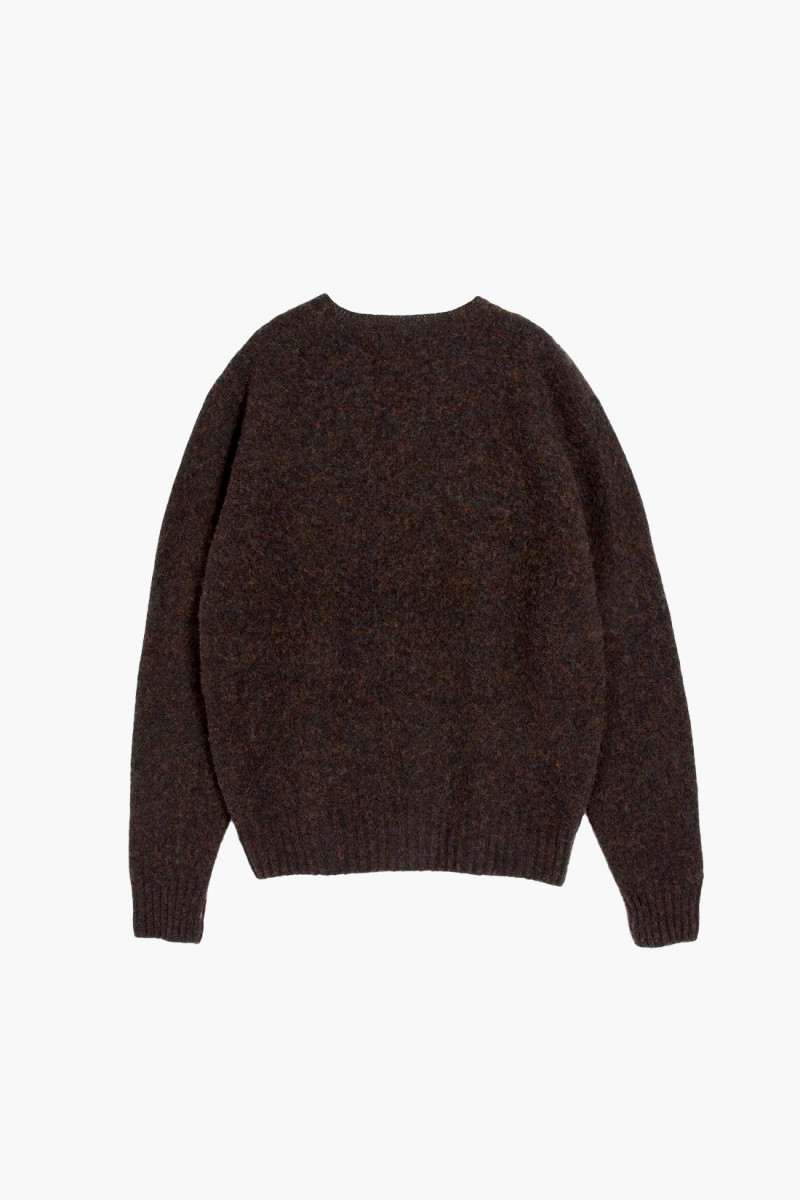 Suedehead crew knit Brown