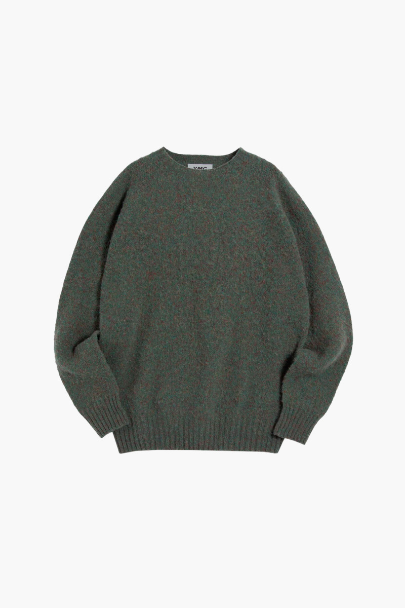 Suedehead crew knit Green