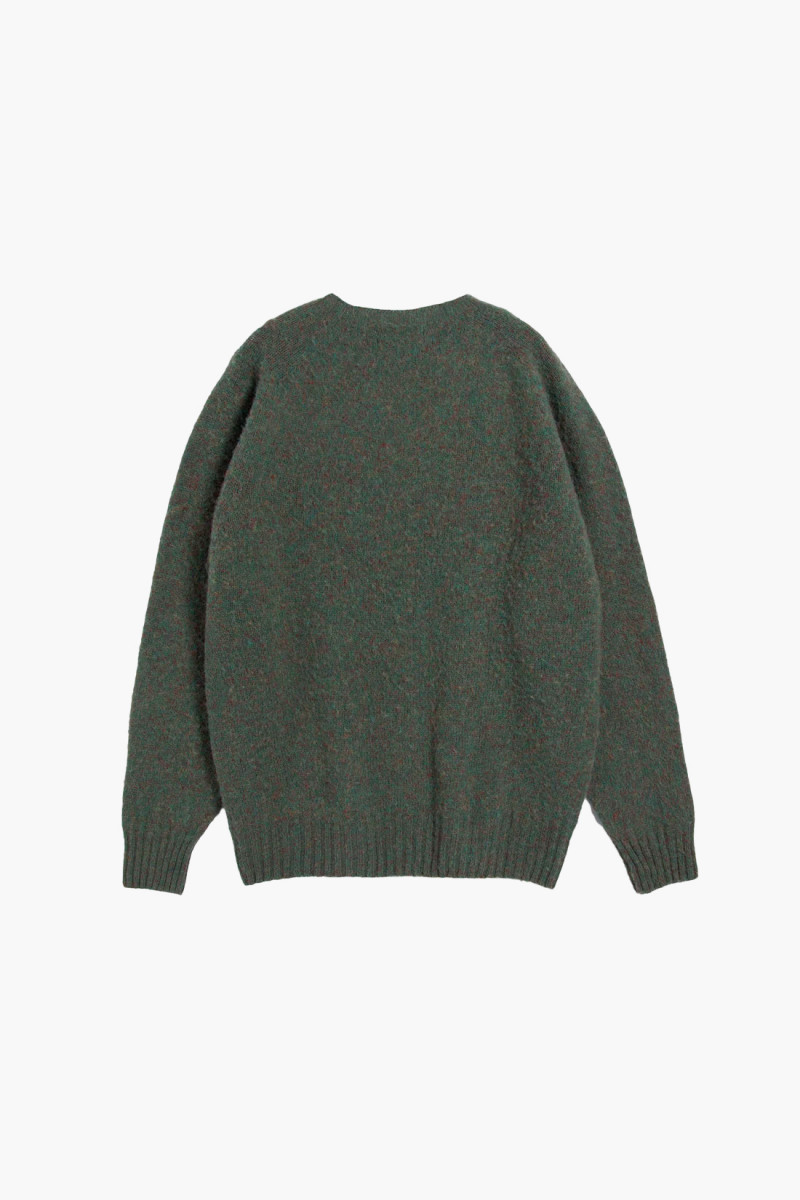 Suedehead crew knit Green