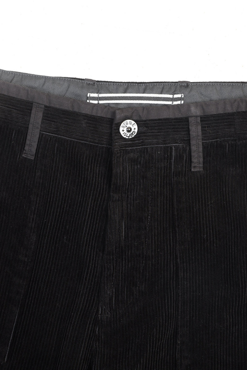 32604 regular pant cord v0029 Nero