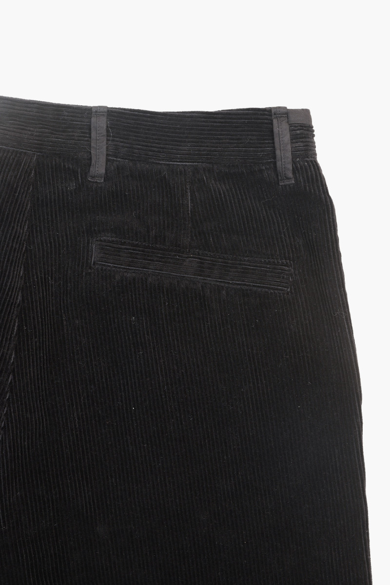 32604 regular pant cord v0029 Nero