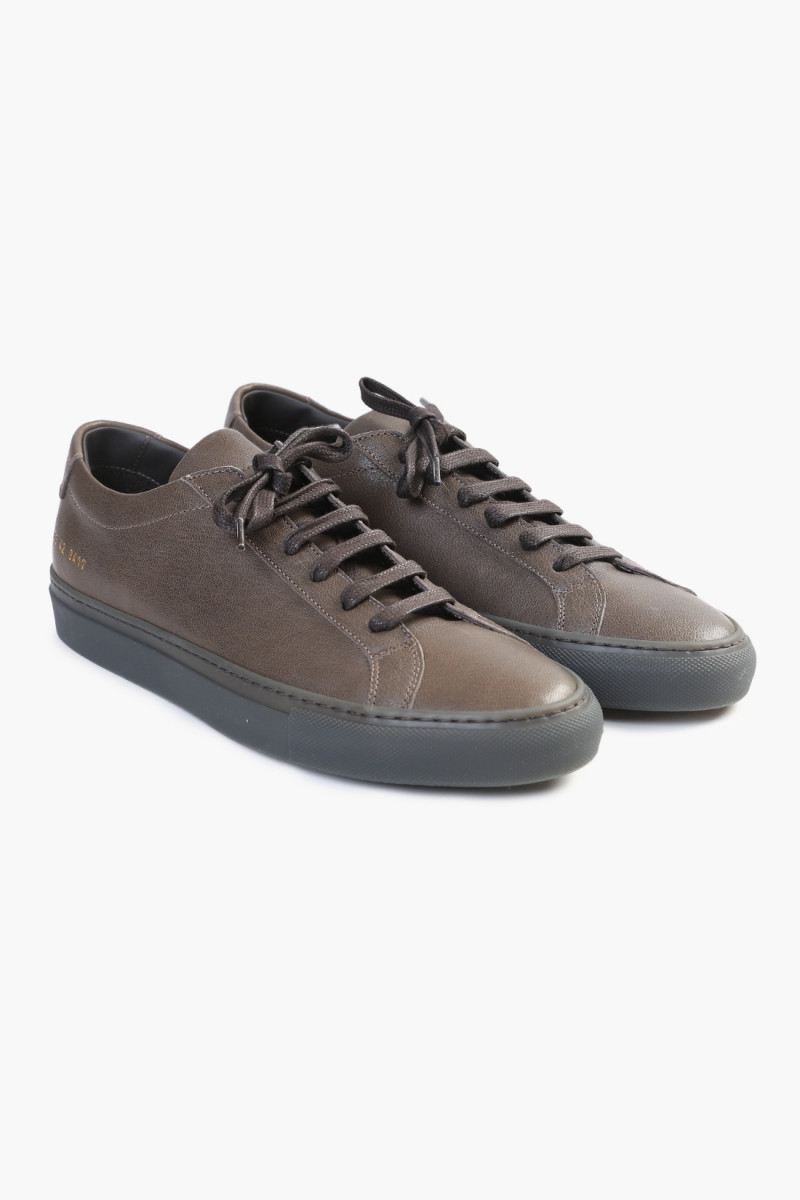 Achille fw24 low Dark brown