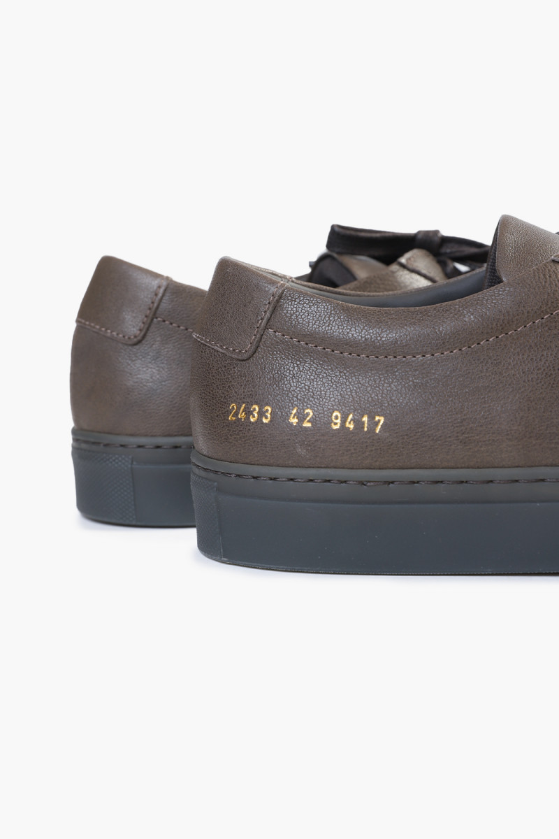 Achille fw24 low Dark brown