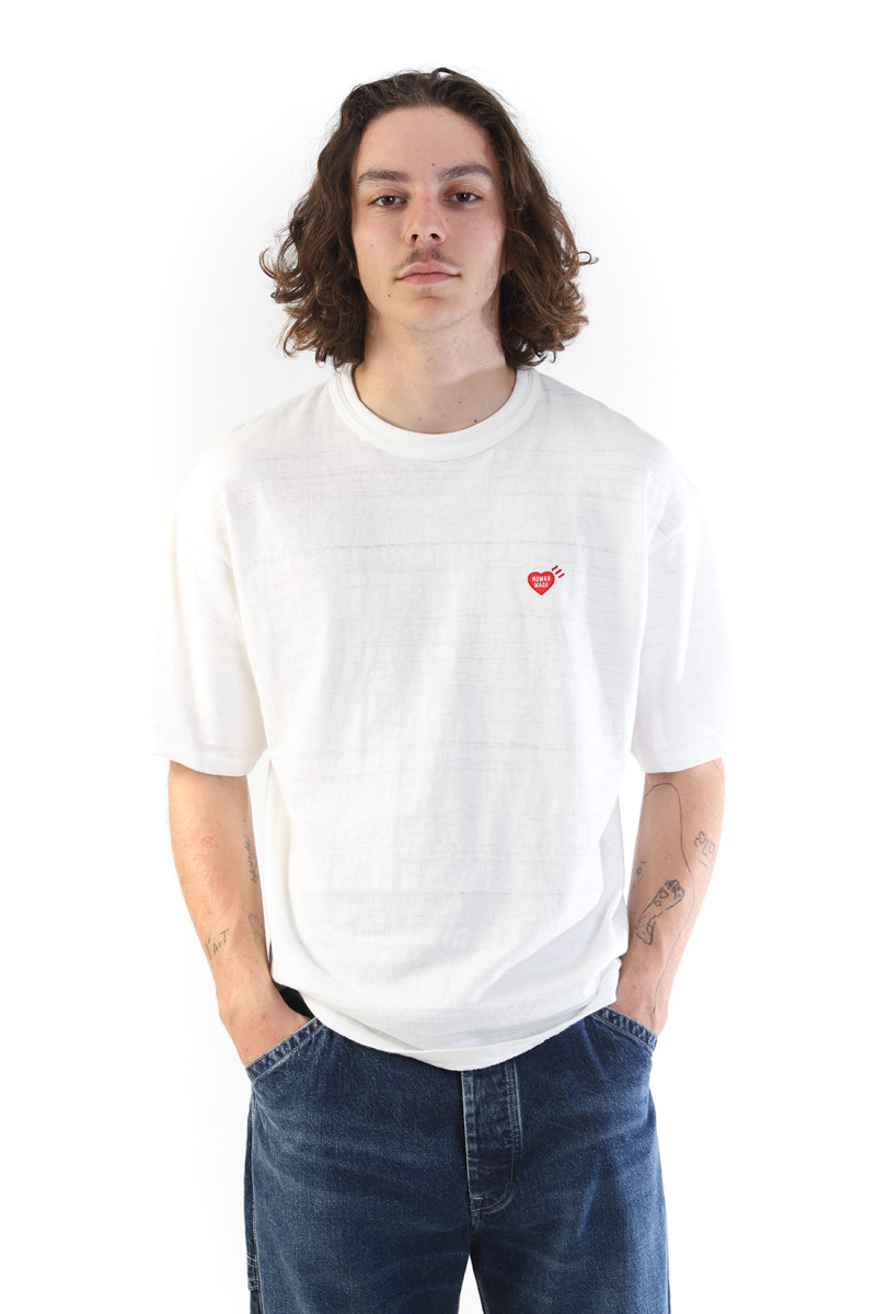 Heart badge tee hm28cs030 White