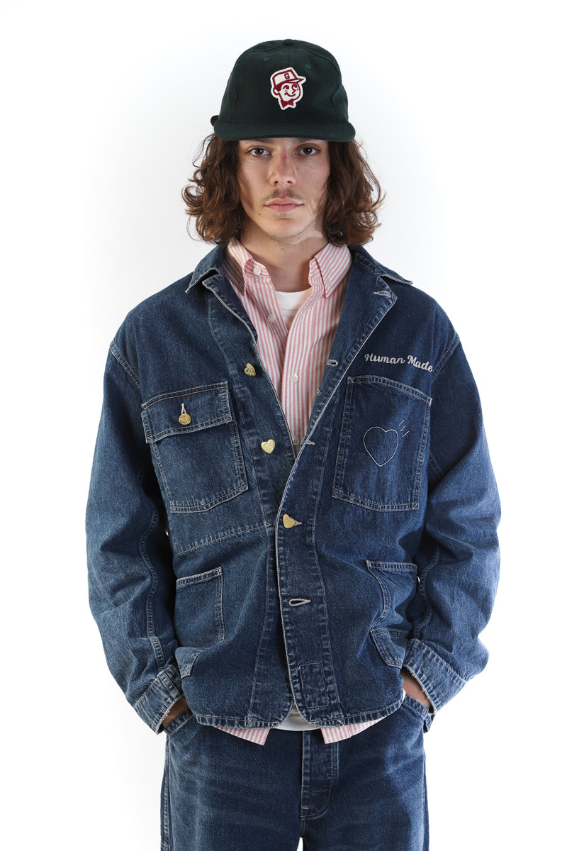 Denim coverall jacket Indigo