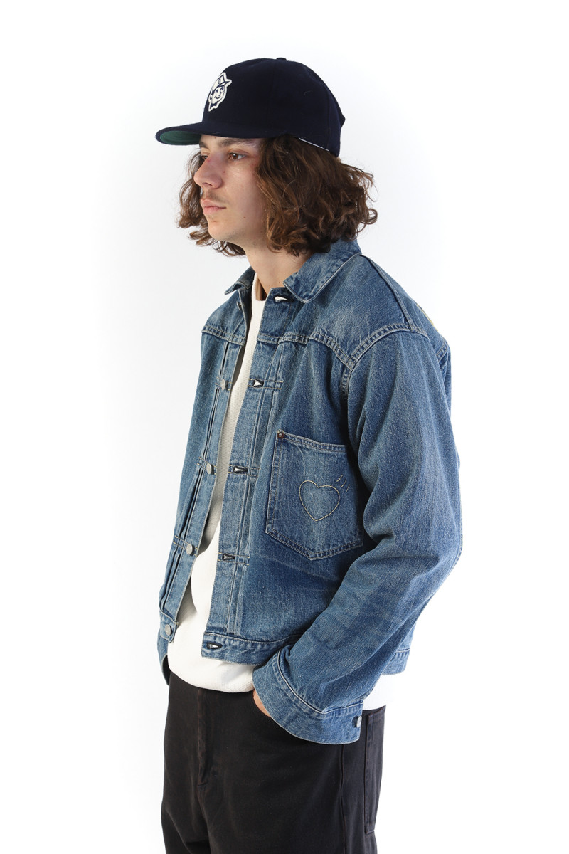 Denim work jacket Indigo