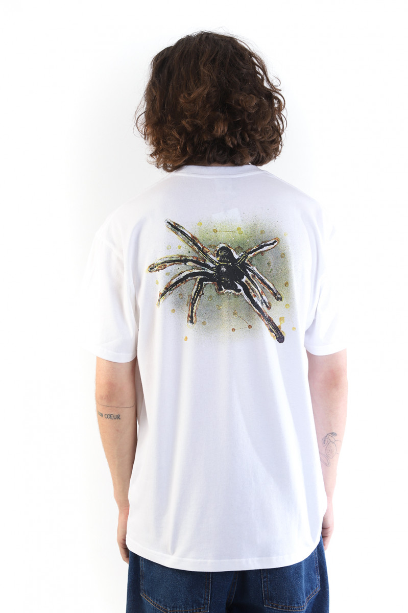 Tee | green spider White