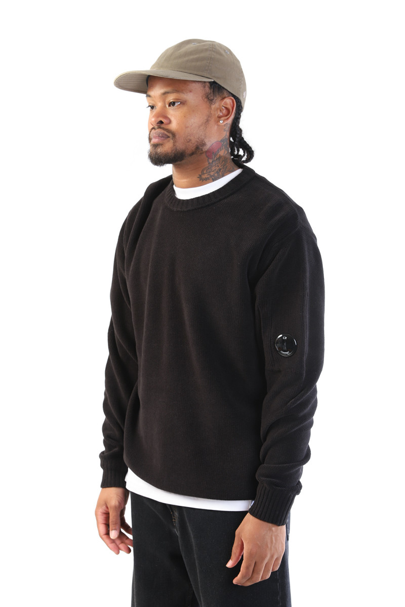 Cotton chenille crewneck Nightshade