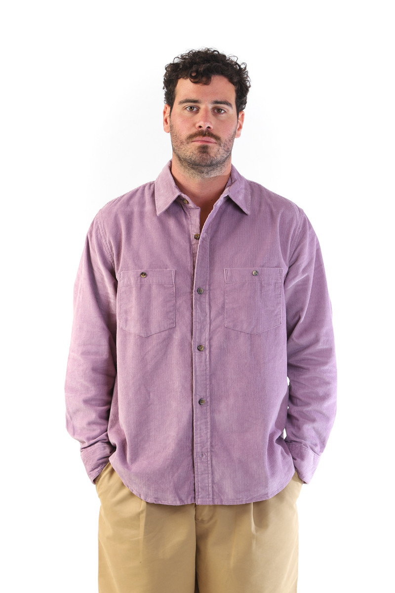 Corduroy ls shirt Purple