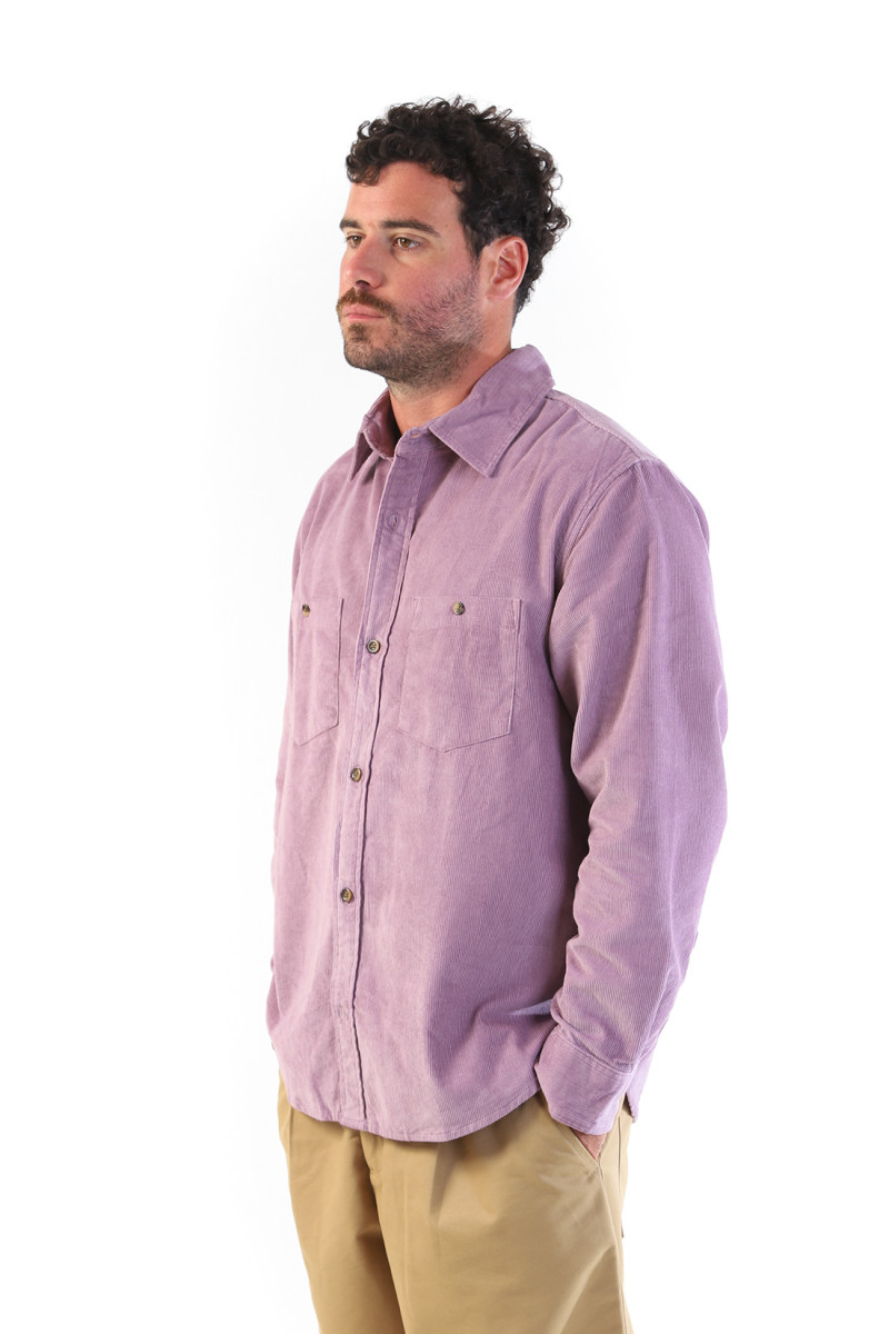 Corduroy ls shirt Purple