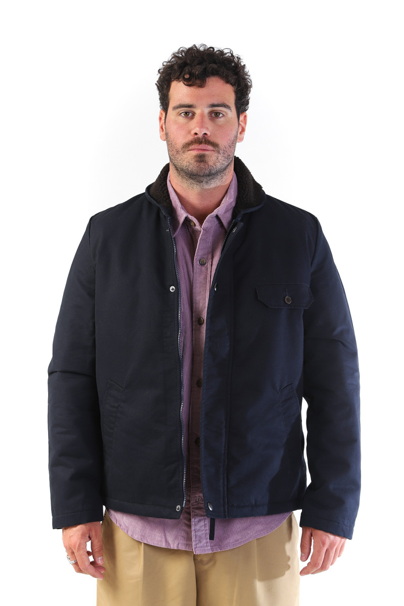 Reversible n1 jacket Navy / brown