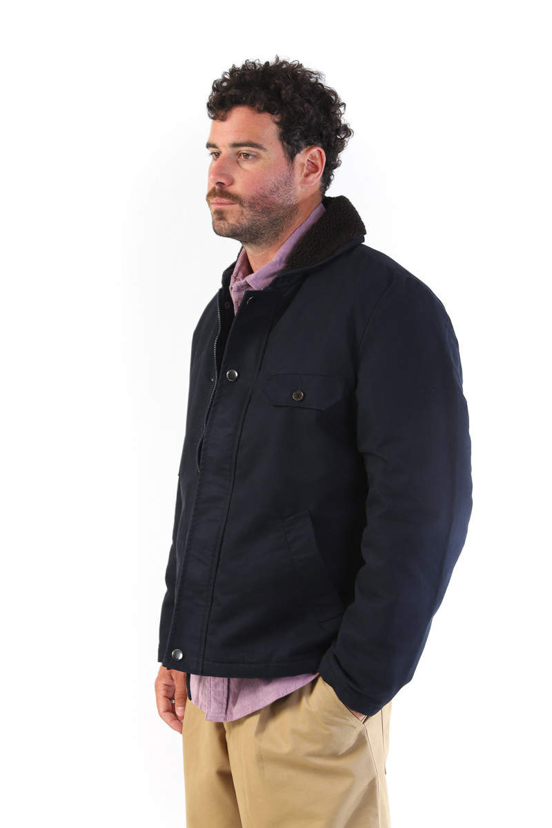 Reversible n1 jacket Navy / brown