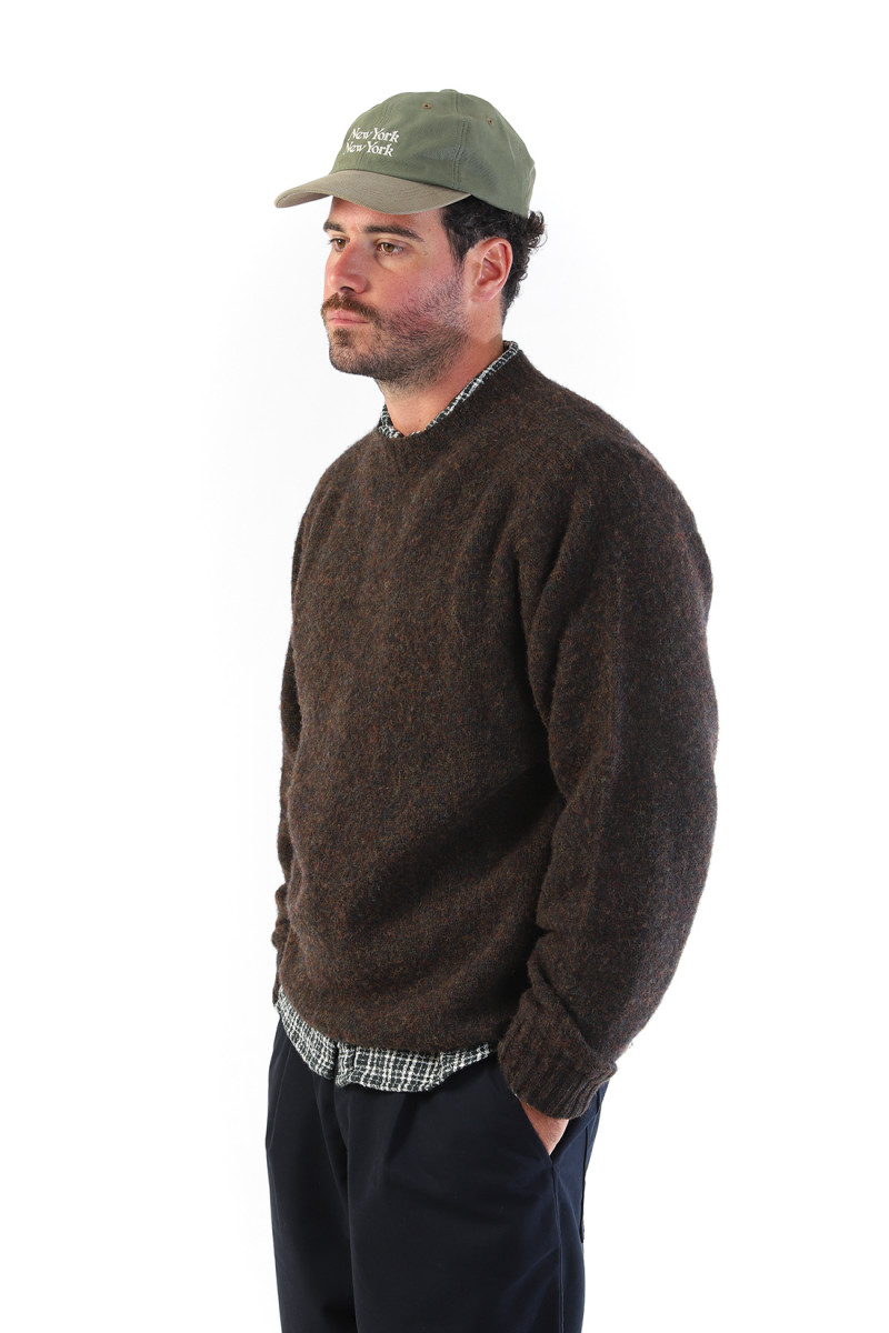 Suedehead crew knit Brown