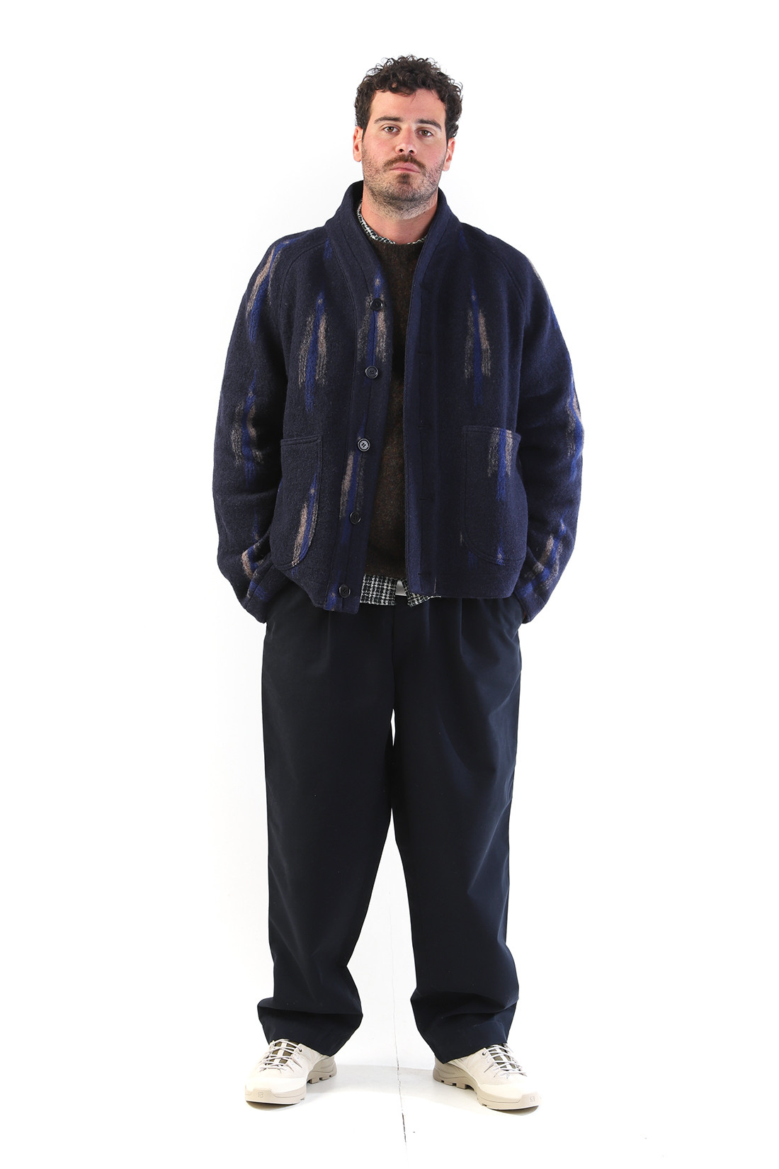 Erkin jacket Navy