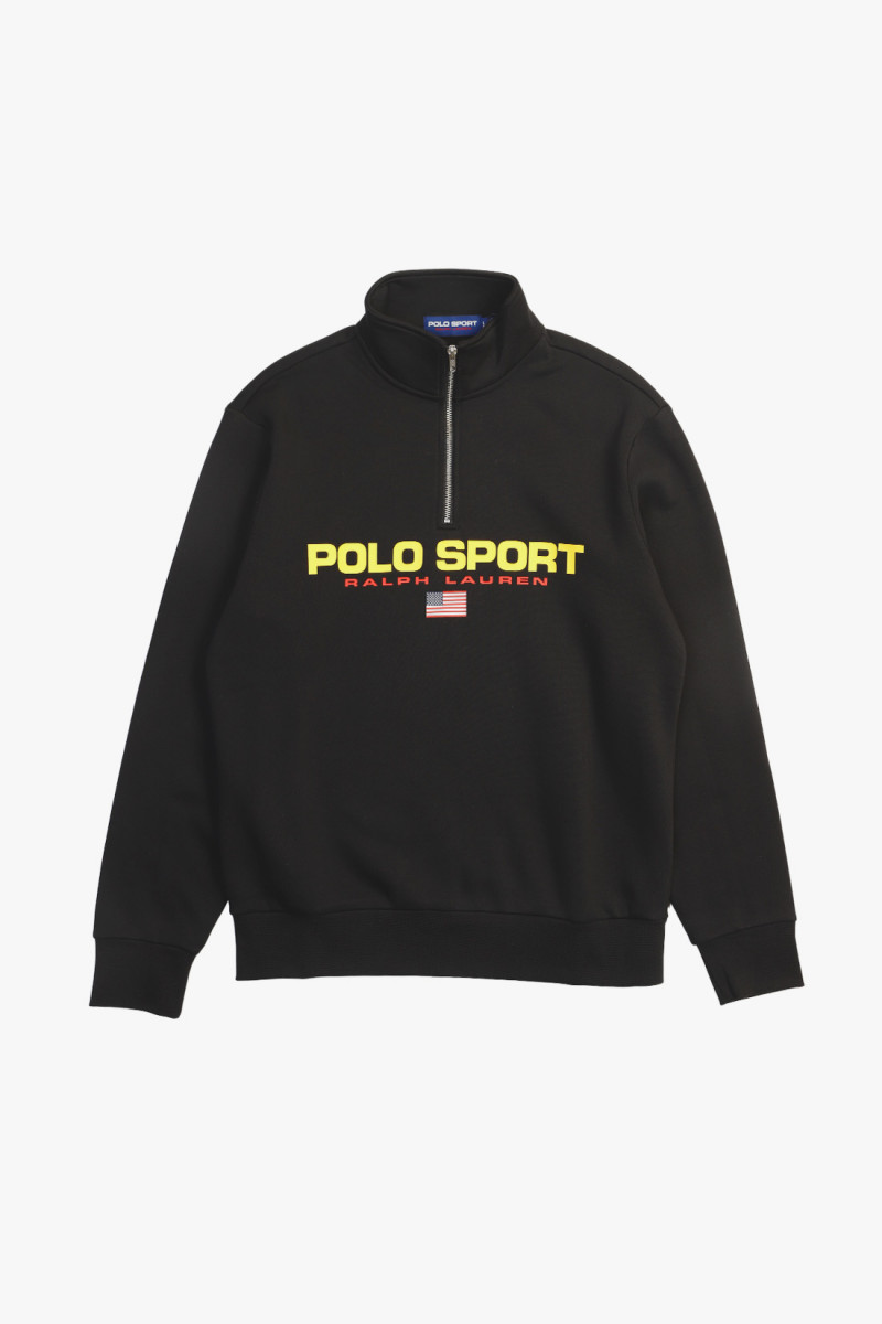 Polo sport fleece half zip Black