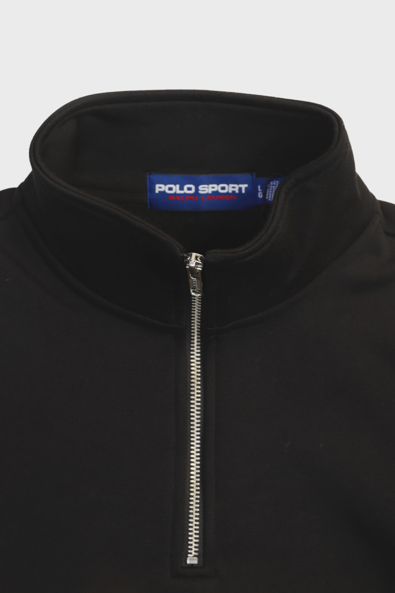 Polo sport fleece half zip Black