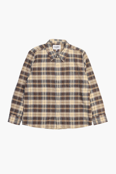 Corridor nyc Dobby weave ls Brown - GRADUATE STORE