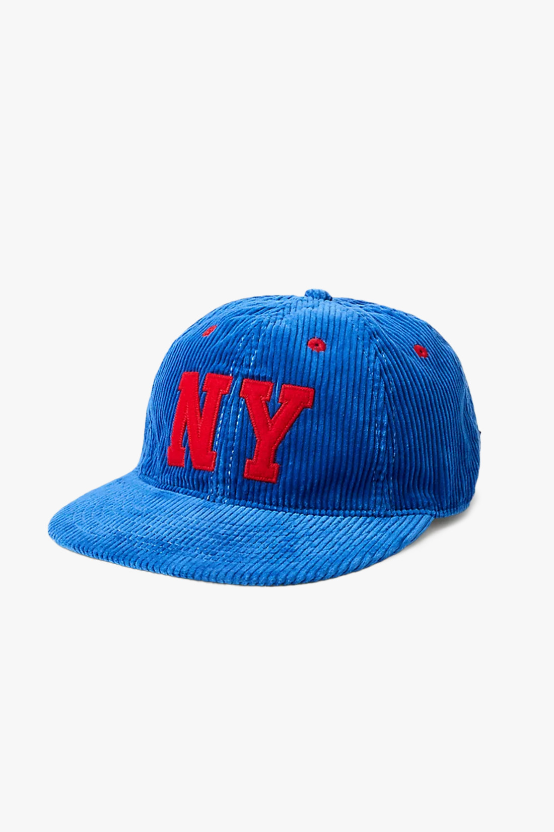 Ny patch corduroy ball cap Dakota blue