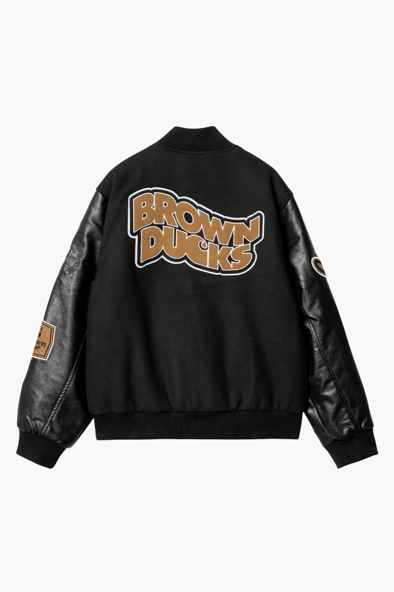 Brown ducks bomber Black