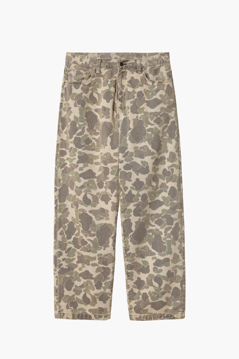 Duck landon pant camo Black bleached