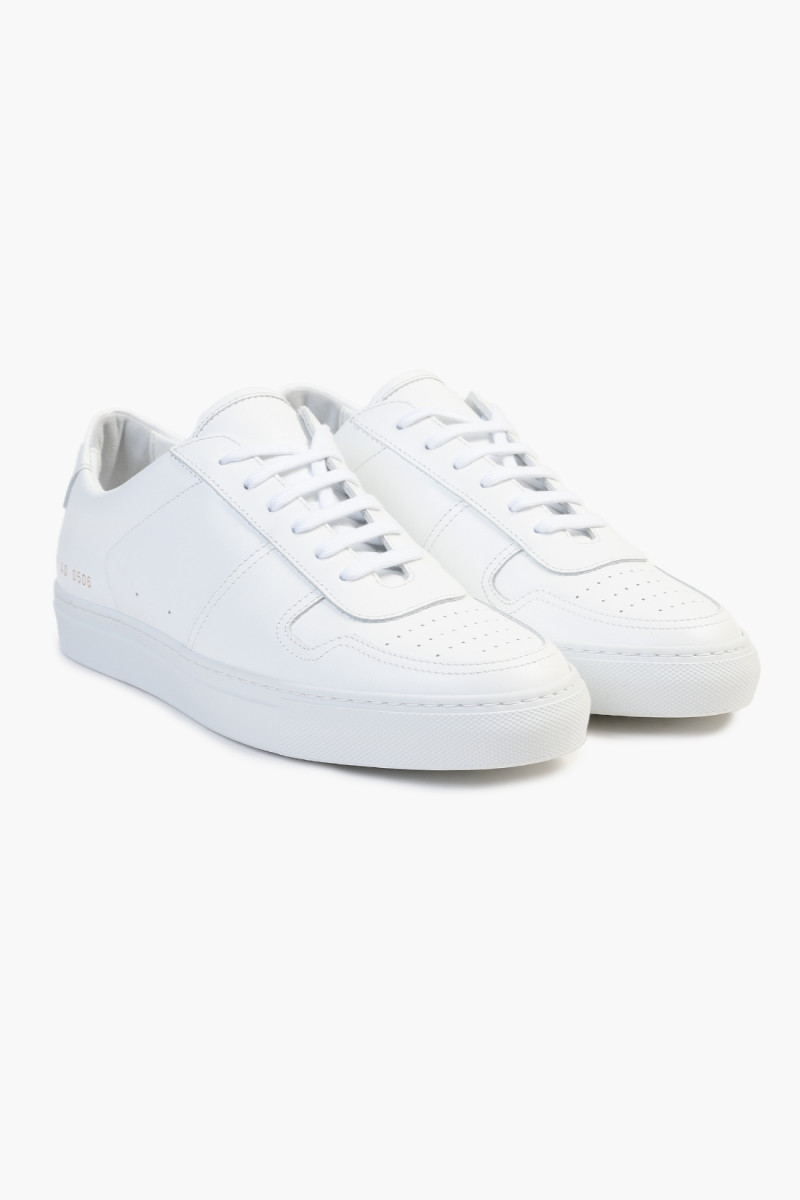 Bball low in leather White