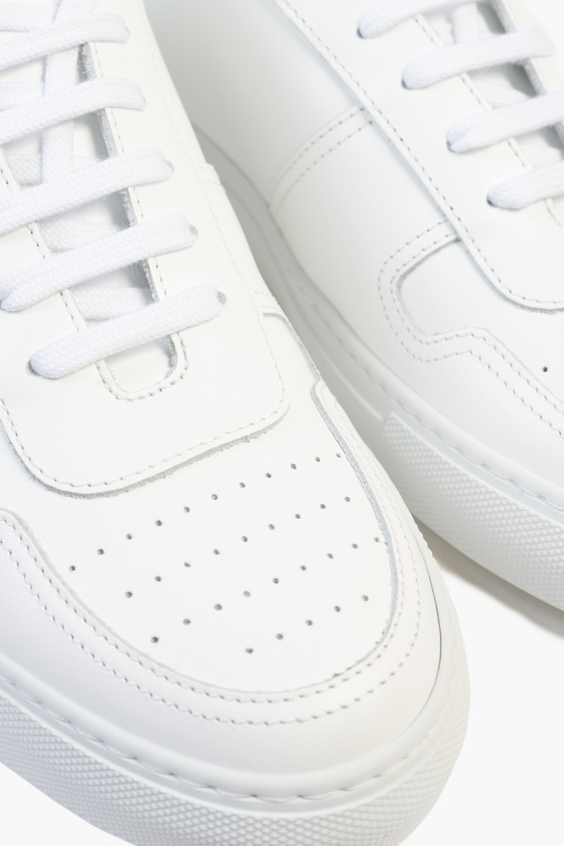 Bball low in leather White