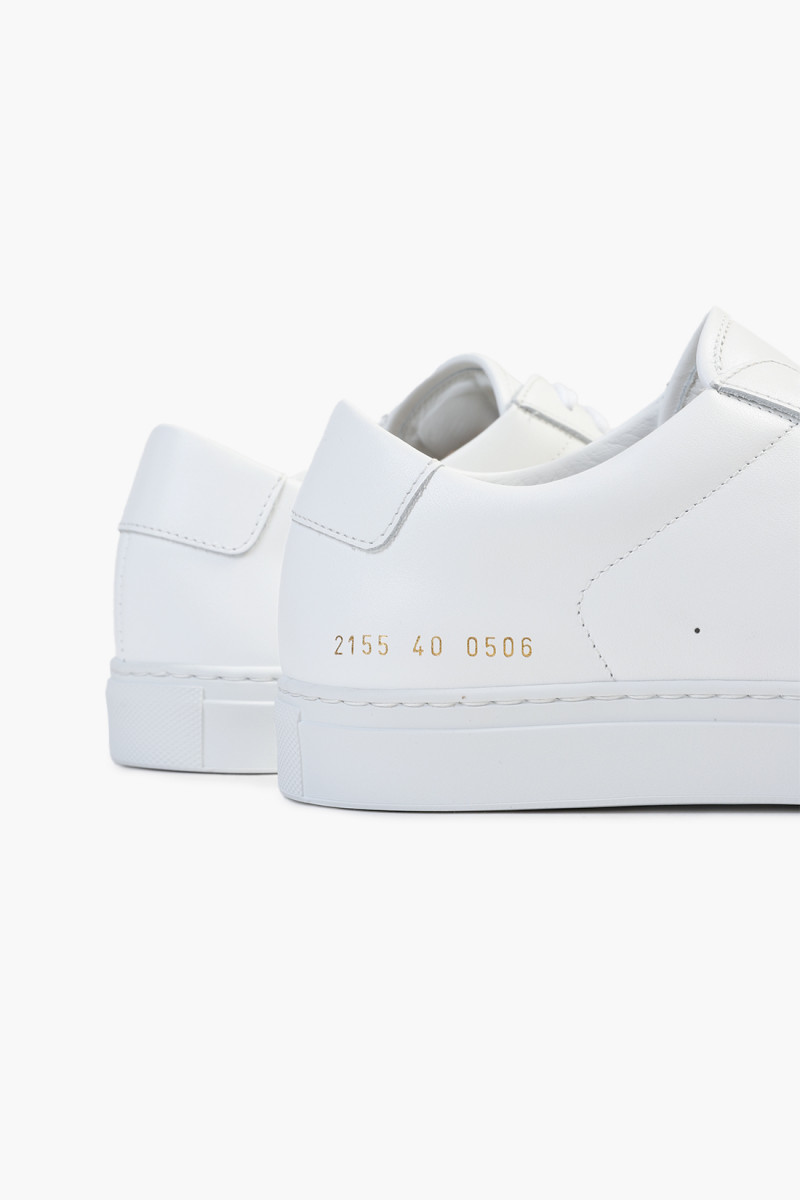 Bball low in leather White