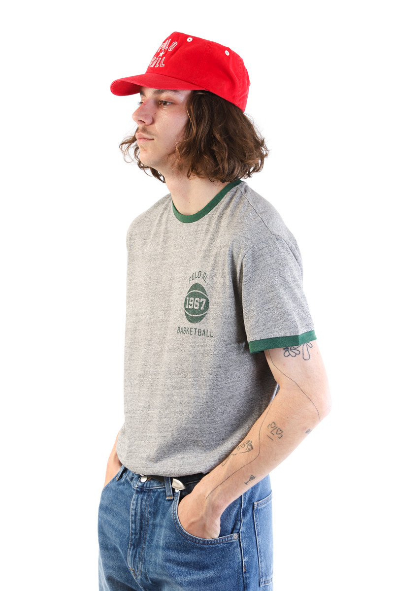 Classic fit logo tee Dk vintage heather