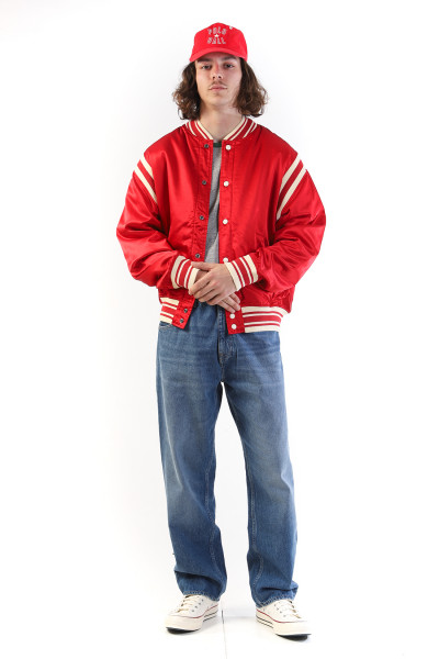 Polo ball satin rally jacket Ralph red