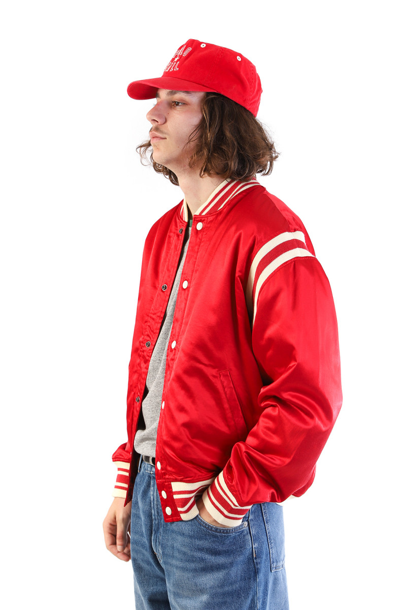 Polo ball satin rally jacket Ralph red