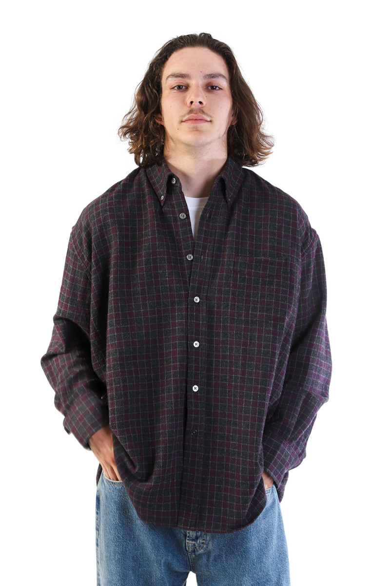 Borrowed bd shirt Sophomore rural wool