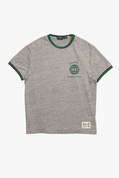 Polo ralph lauren Classic fit logo tee Dk vintage heather - ...