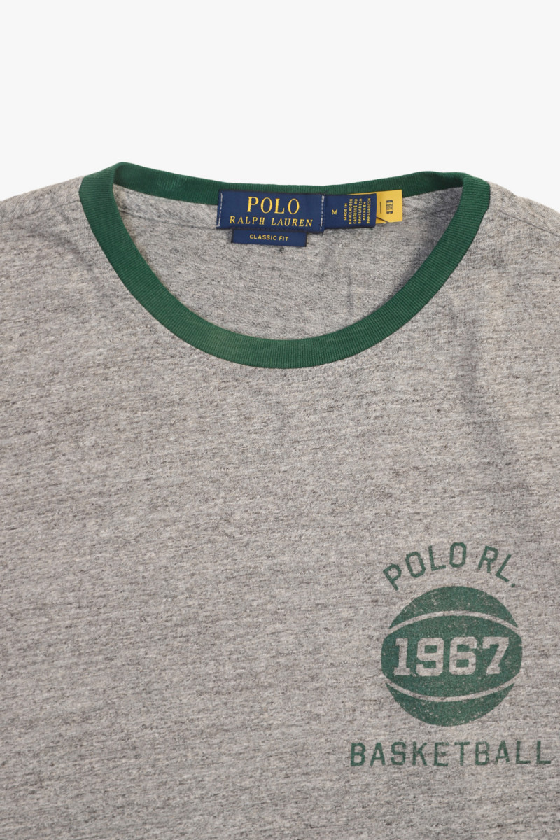 Classic fit logo tee Dk vintage heather