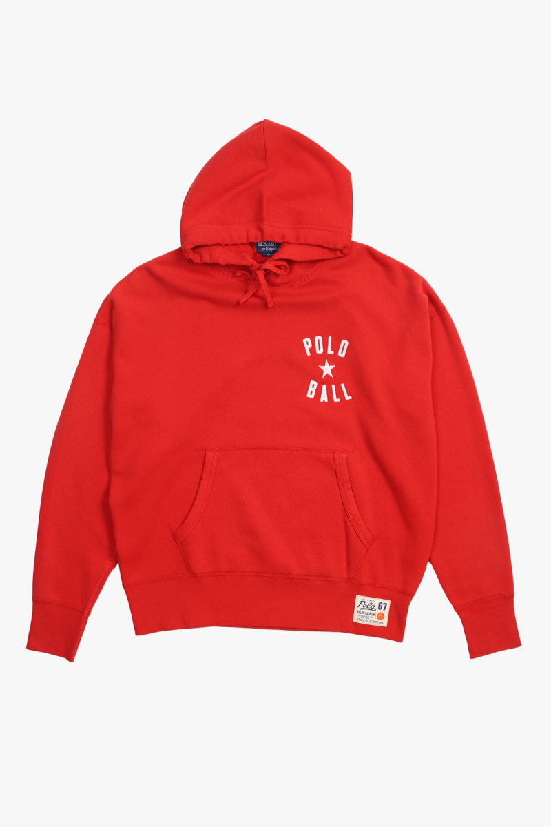 Vintage fit polo ball hoodie Rl 2000 red