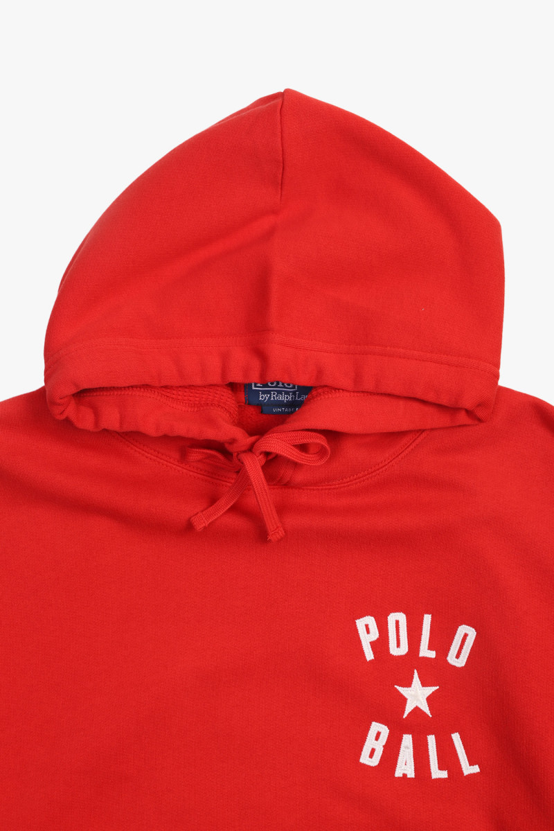 Vintage fit polo ball hoodie Rl 2000 red