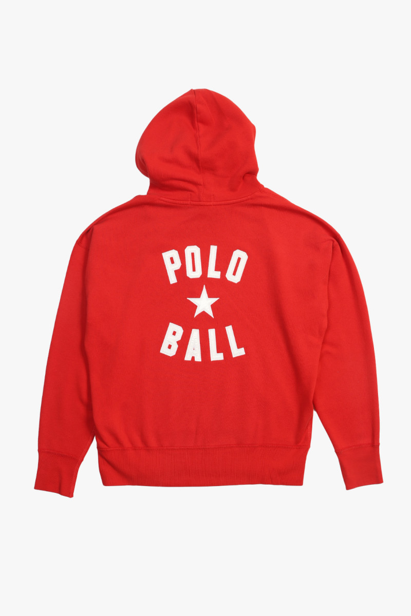 Vintage fit polo ball hoodie Rl 2000 red