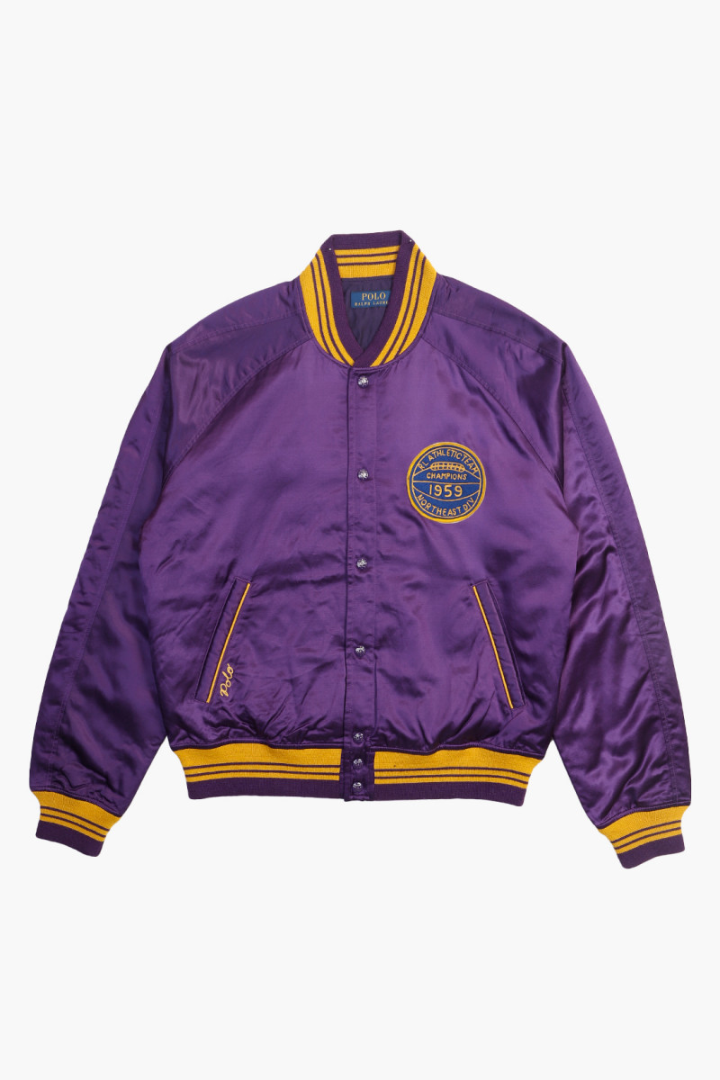 Satin varsity-inspired jacket Champion purple x