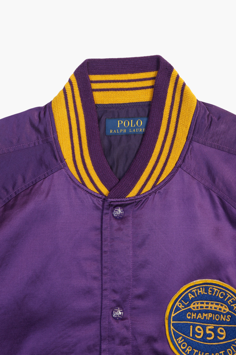 Satin varsity-inspired jacket Champion purple x