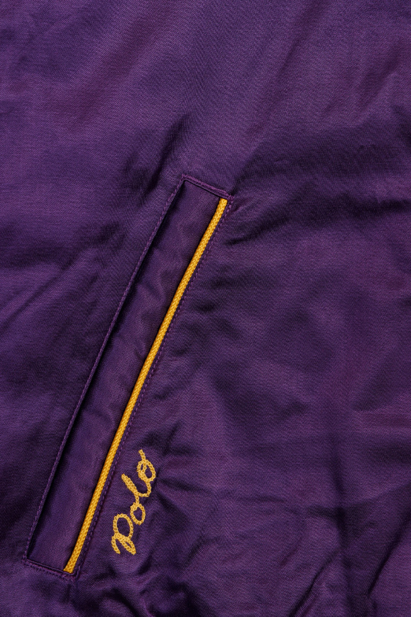 Satin varsity-inspired jacket Champion purple x