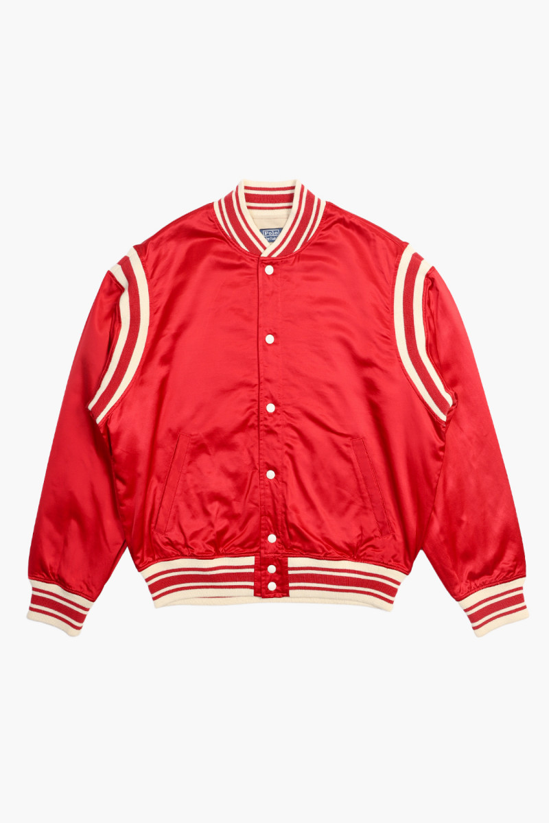 Polo ball satin rally jacket Ralph red