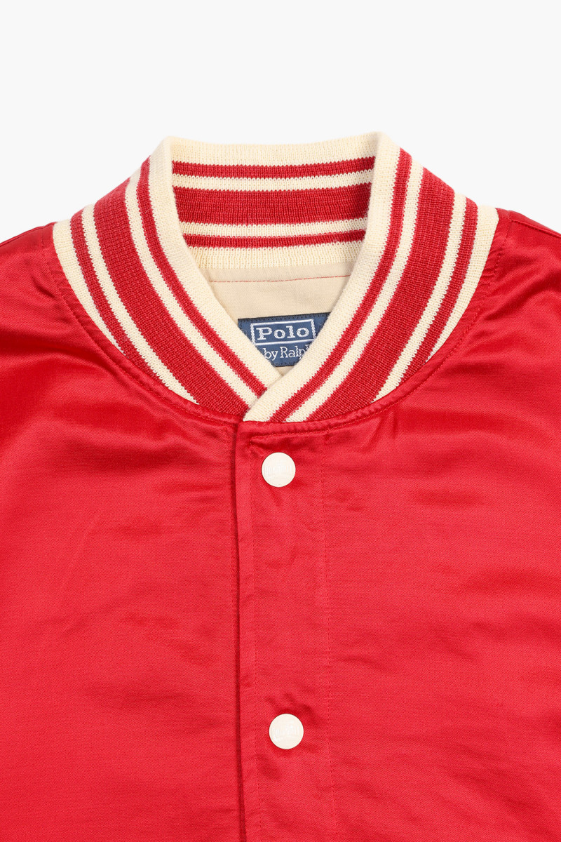 Polo ball satin rally jacket Ralph red