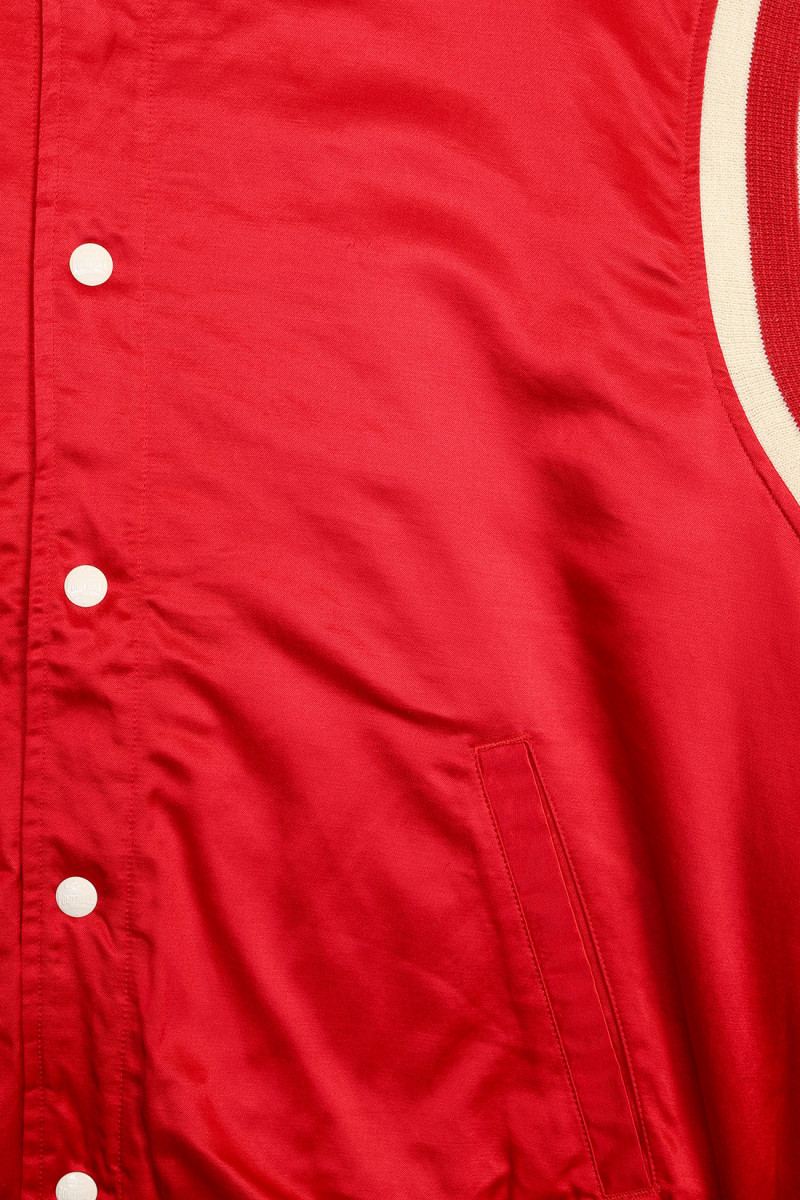 Polo ball satin rally jacket Ralph red