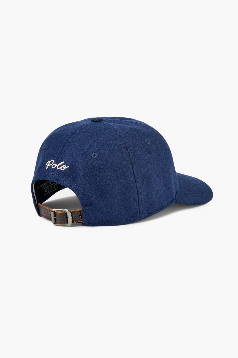 Ralph wool-blend ball cap Newport navy