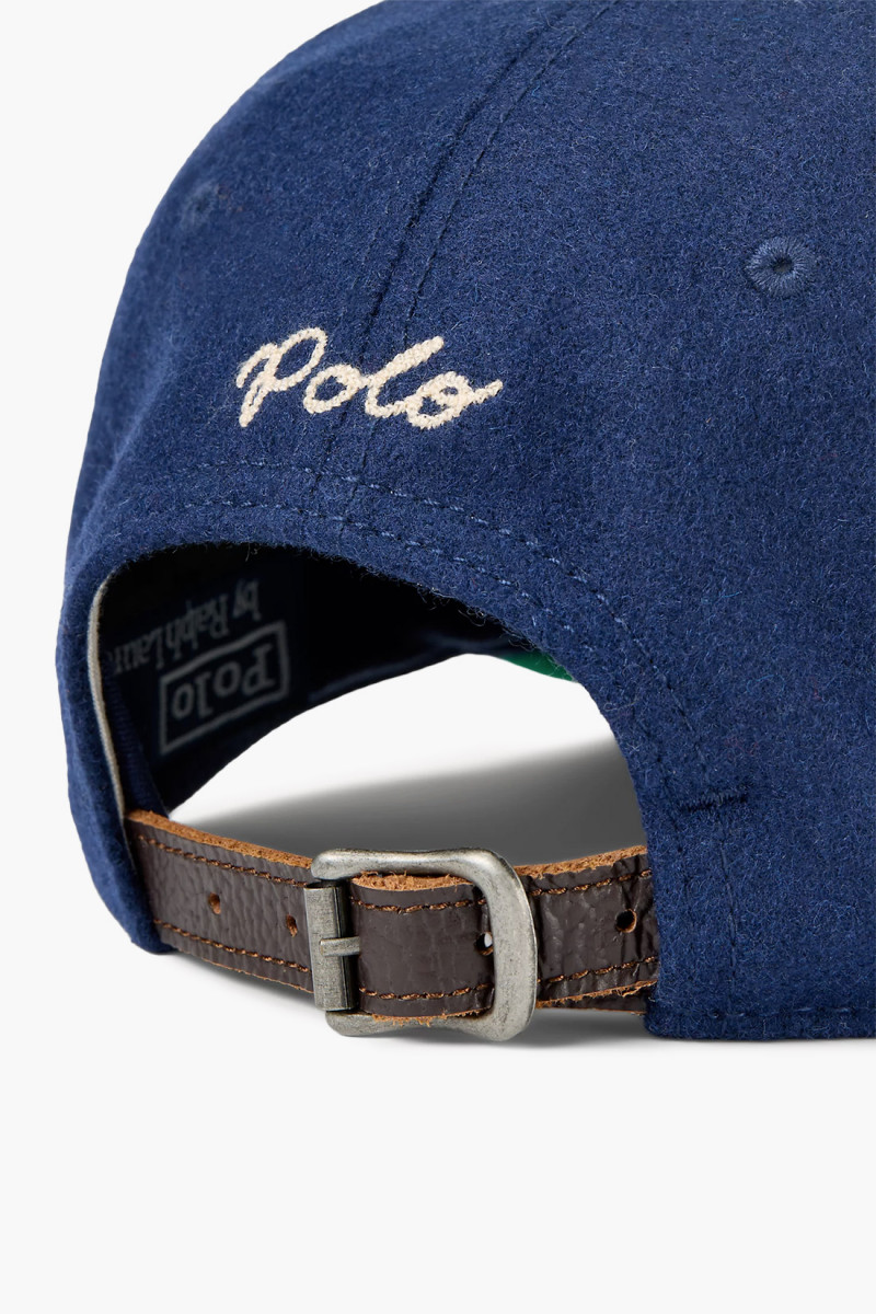 Ralph wool-blend ball cap Newport navy