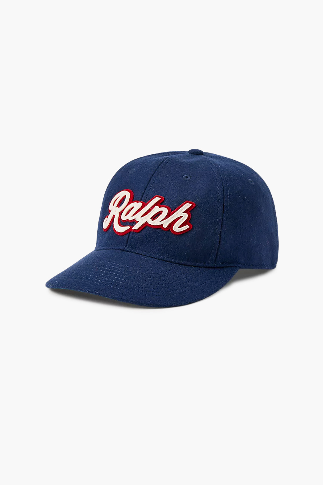 Ralph wool-blend ball cap Newport navy