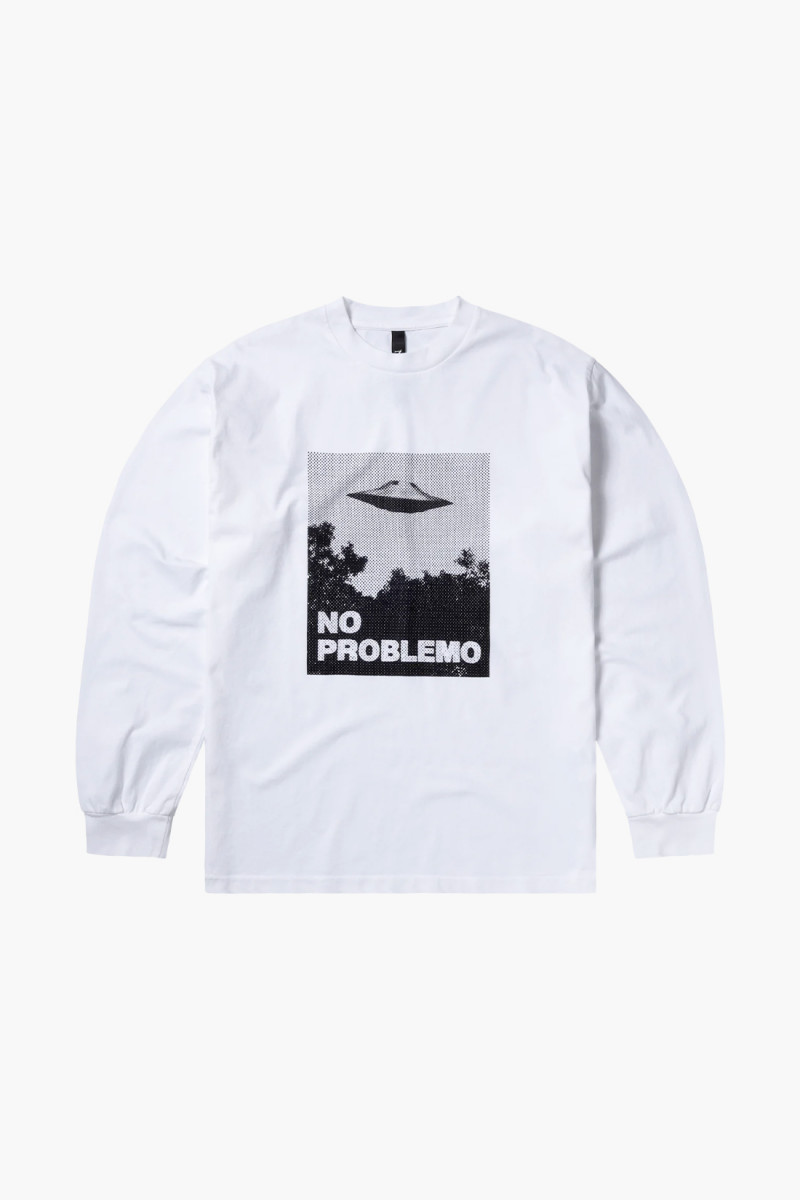 Visitors ls tee White